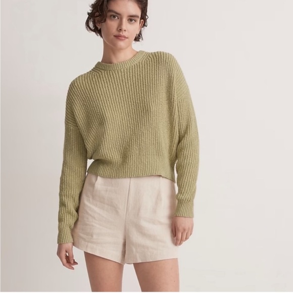 Madewell Sweaters - Madewell Textural Knit Cotton Pullover Sweater